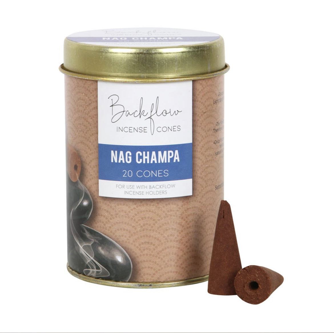 Nag Champa Jumbo Backflow Incense Cones