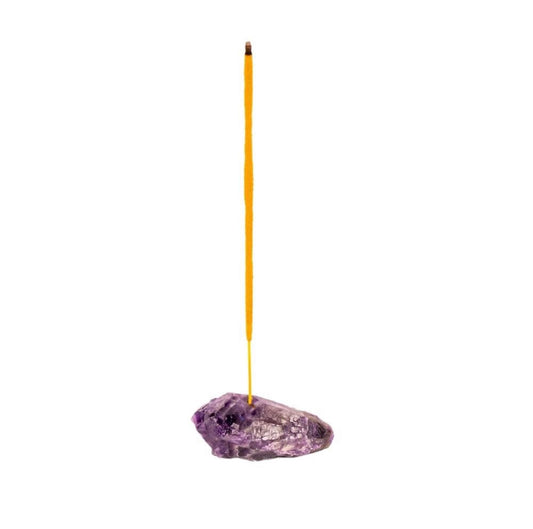 Amethyst Crystal Incense Stick Holder