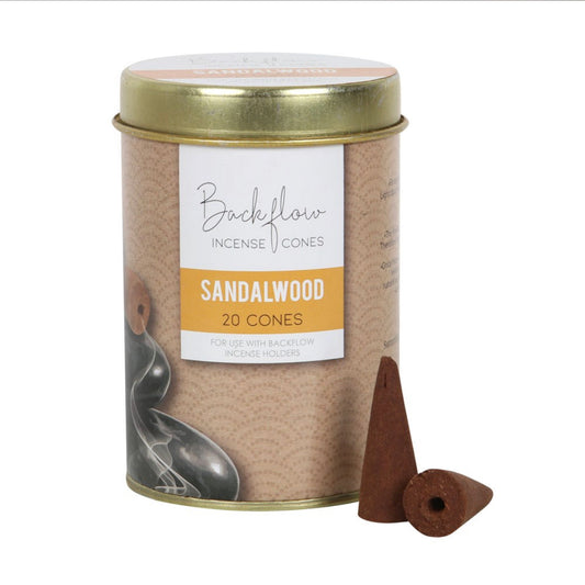 Sandalwood Jumbo Backflow Incense Cones