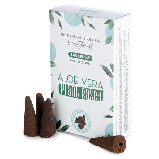 Stamford Plant Based Backflow Incense Cones - Aloe Vera