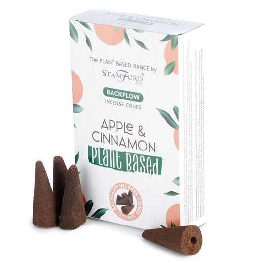 Stamford Plant Based Backflow Incense Cones - Apple and Cinnamon