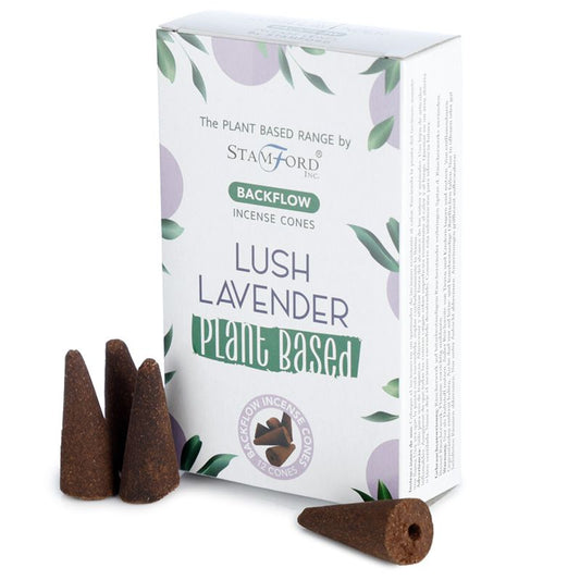 Stamford Plant Based Backflow Incense Cones - Lush Lavender