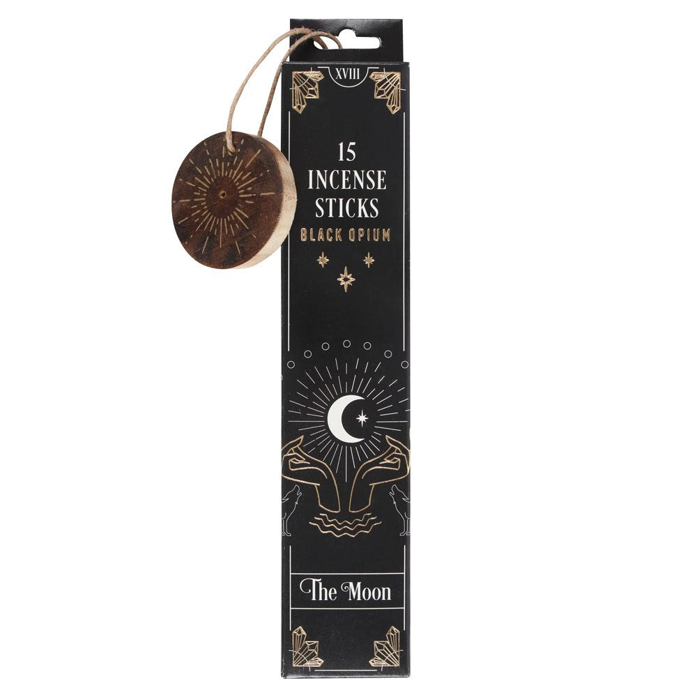 The Moon Black Opium Tarot Incense Sticks